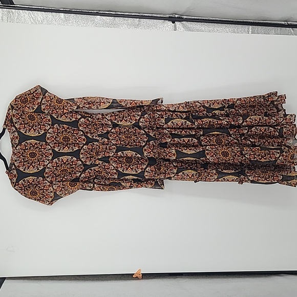 NWT Miss Me maxi dress medium black and brown boho - Picture 12 of 13